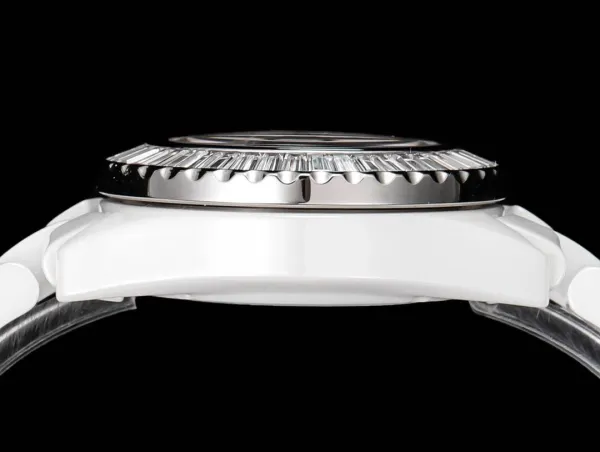Chanel J12 Automatic White Ceramic Diamond Bezel Watch Watches - 27