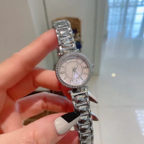 Chanel Mademoiselle Privé Pearl Dial Diamond-Encrusted Watch Silver Watches - 4