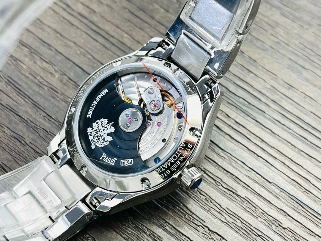 Design Piaget Polo Automatic White Dial Diamond Bezel Two-Tone Steel and Rose Gold Watch Watches - 84