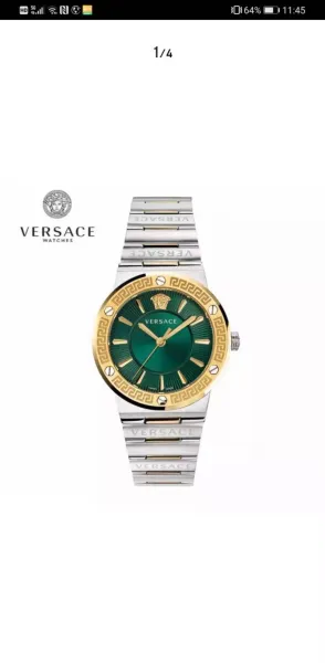 Versace Palazzo Empire Gold and Silver Quartz Watch Watches - 11
