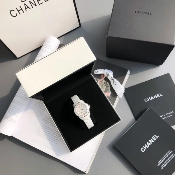 Chanel J12 White Ceramic Watch Watches - 46