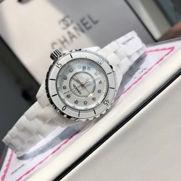 Chanel J12 White Ceramic Watch Watches - 57