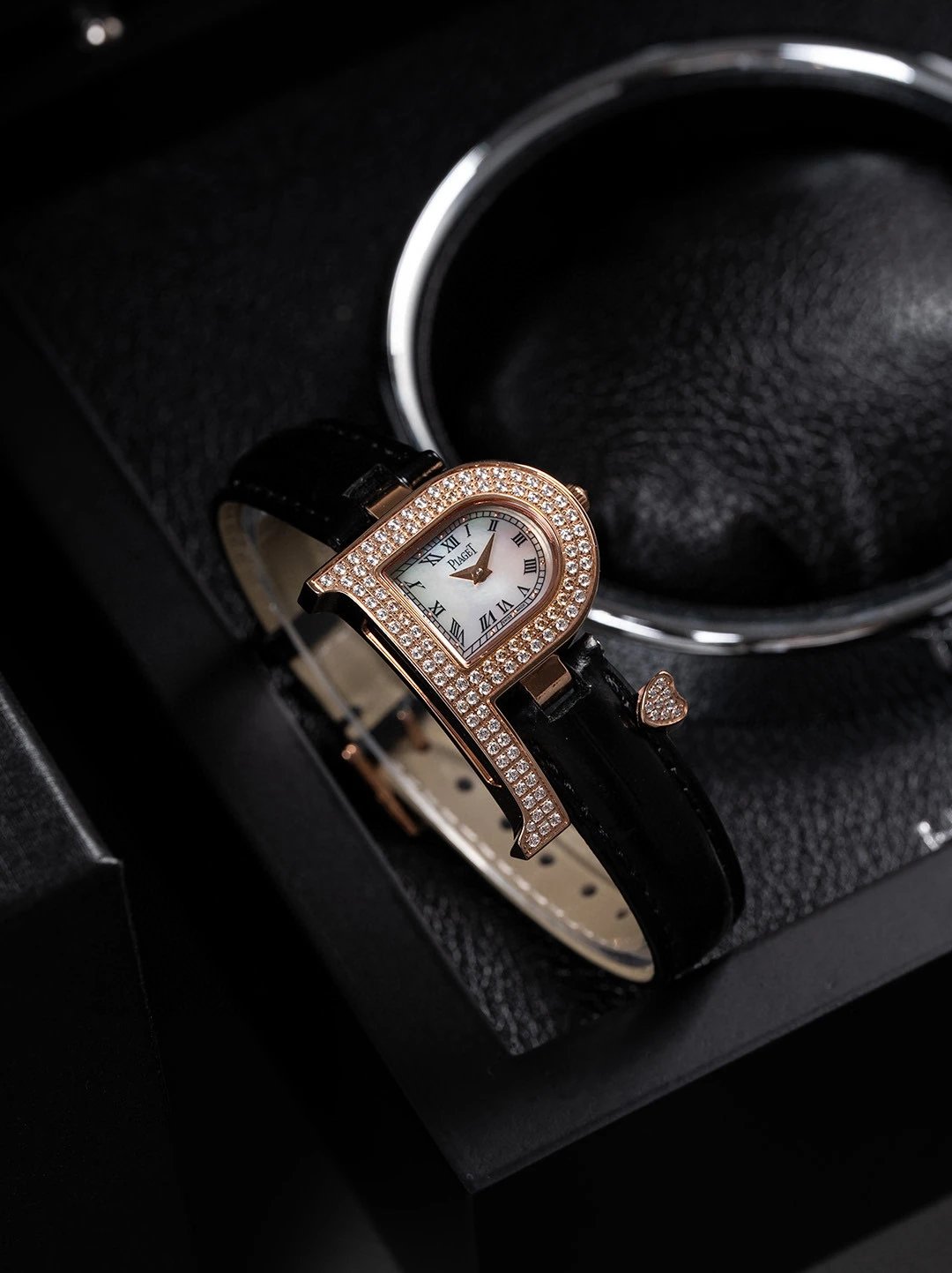 Design Piaget Limelight Gala Black Leather Watch Watches - 7