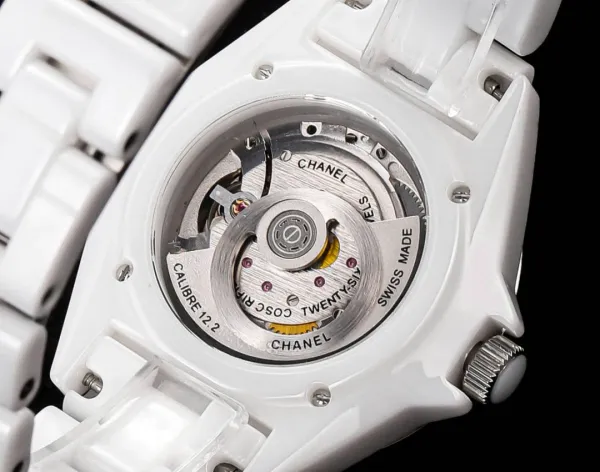 Chanel J12 Automatic White Ceramic Diamond Bezel Watch Watches - 29