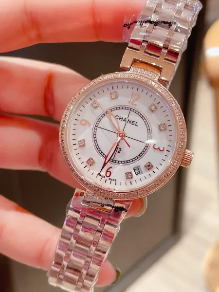 Chanel J12 Automatic White Diamond Bezel Mechanical Watch Watches - 4