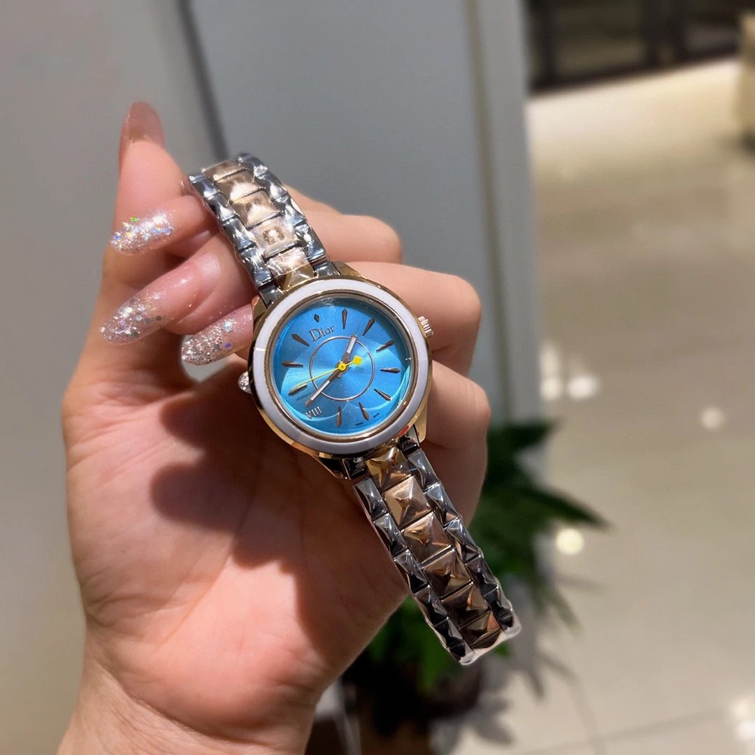 Diar Blue Dial Silve