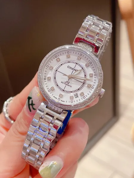 Chanel J12 Automatic White Diamond Bezel Mechanical Watch Watches - 16