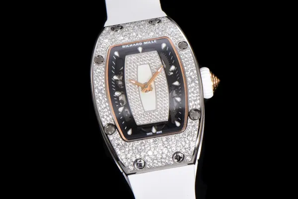 Richard Mille RM 07-01 White Ceramic Diamond Pave Watch Watches - 30