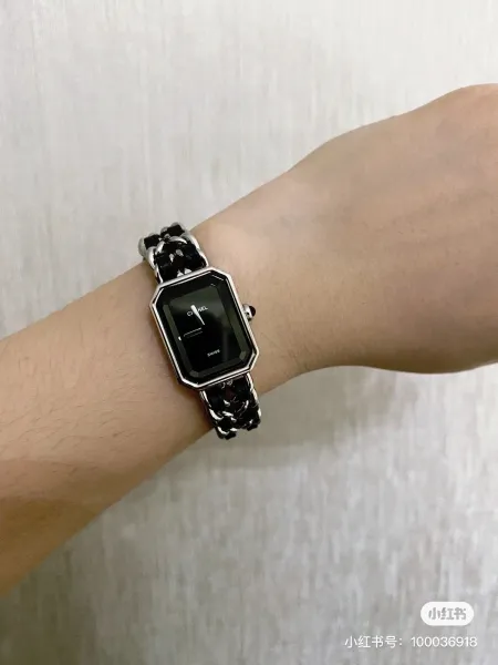 Chanel Premiere Black Gold-Plated Quartz Watch Watches - 13
