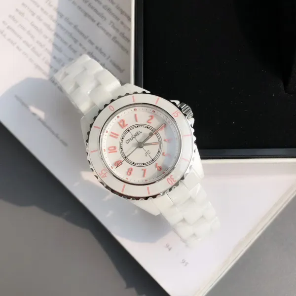 Chanel J12 White Ceramic Watch Watches - 49