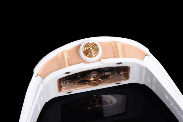 Richard Mille RM 07-01 White Ceramic Diamond Pave Watch Watches - 82
