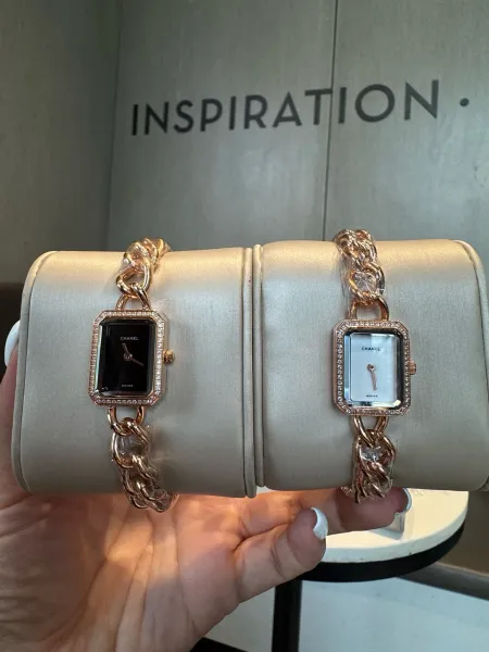 Chanel Première Rock Black Dial Rose Gold Diamond-Set Watch Watches - 2