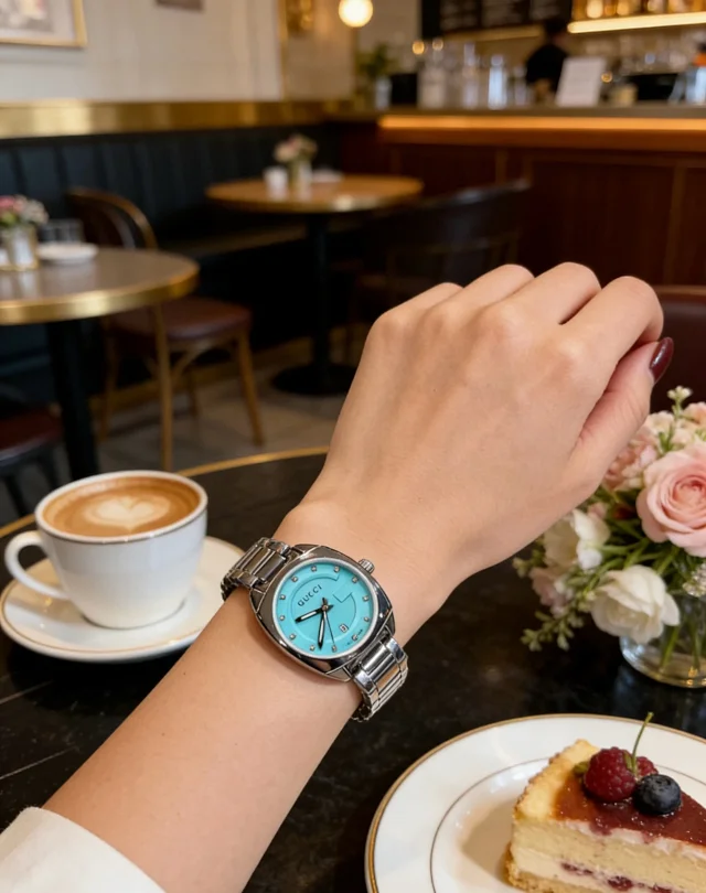 Gucci Watches G-logo dial stainless steel bracelet watch product detail image 7