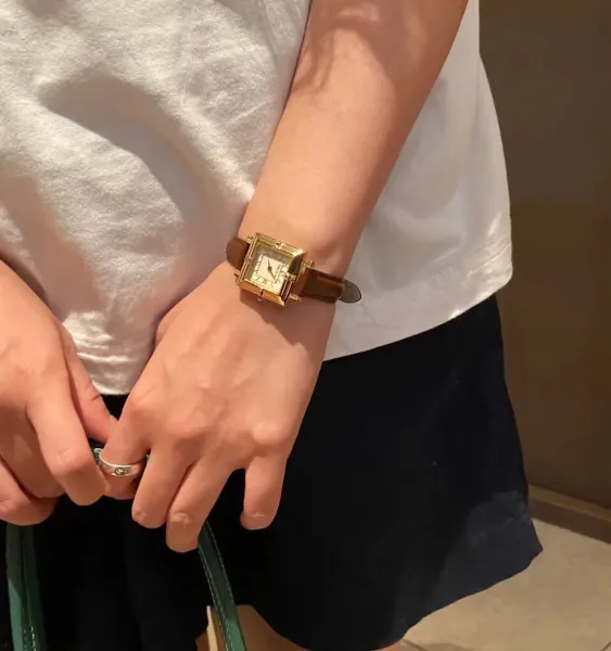 Chanel Première Green Leather Watch with Gold-Tone Case Watches - 40