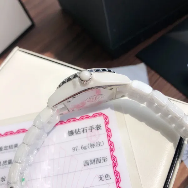 Chanel J12 White Ceramic Watch Watches - 58