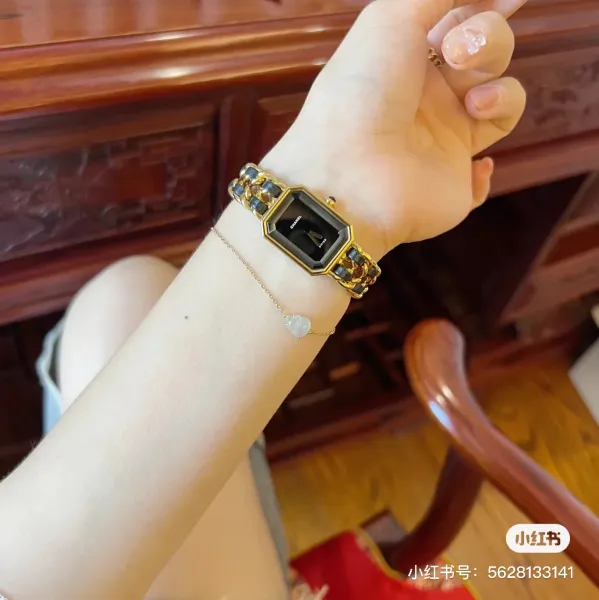 Chanel Premiere Black Gold-Plated Quartz Watch Watches - 19