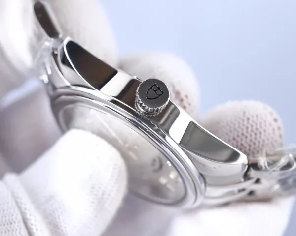 Design Tudor Geneve Classic Silver Dial Diamond Hour Markers Mechanical Watch Watches - 8