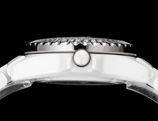 Chanel J12 Automatic White Ceramic Diamond Bezel Watch Watches - 28