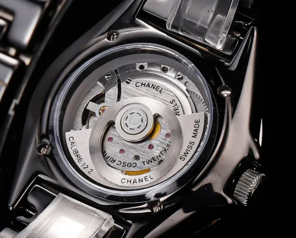 Chanel J12 Automatic White Ceramic Diamond Bezel Watch Watches - 20