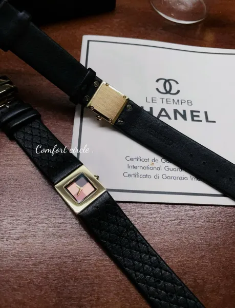 Chanel Premiere Watch Black Quilted Leather Diamond Bezel Quartz Watch Watches - 19