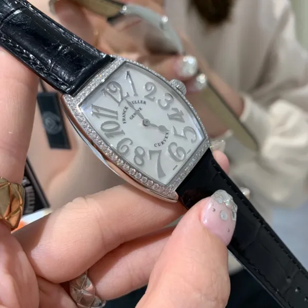 Franck Muller Curvex Blue Alligator Strap Mechanical Watch Watches - 2