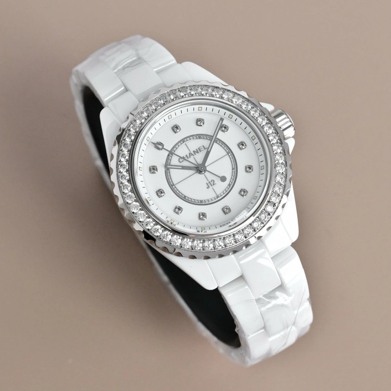 Chanel Watches J12 ceramic bracelet watch with crystal-set bezel image 14