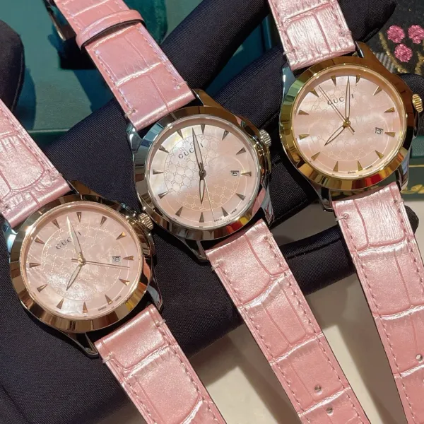 Gucci G-Timeless Pink Dial Stainless Steel Watch Watches - 7