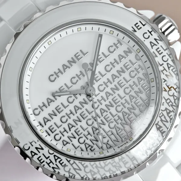 Chanel J12 Automatic White Ceramic Diamond Bezel Watch Watches - 53