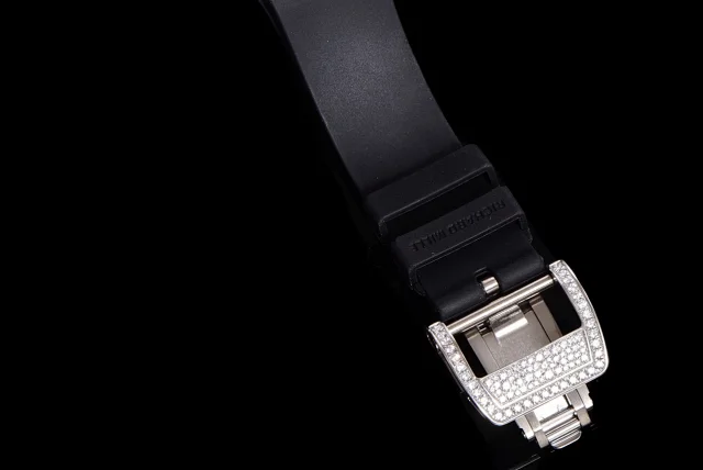 Richard Mille Watches Diamond-Set Tonneau Watch with White Strap product detail image 39