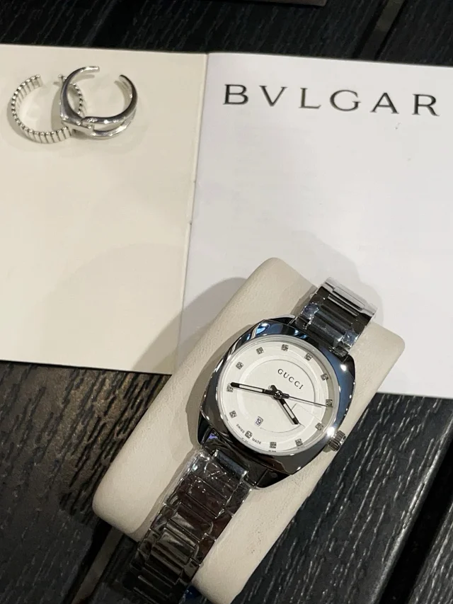 Gucci Watches G-logo dial stainless steel bracelet watch product detail image 16