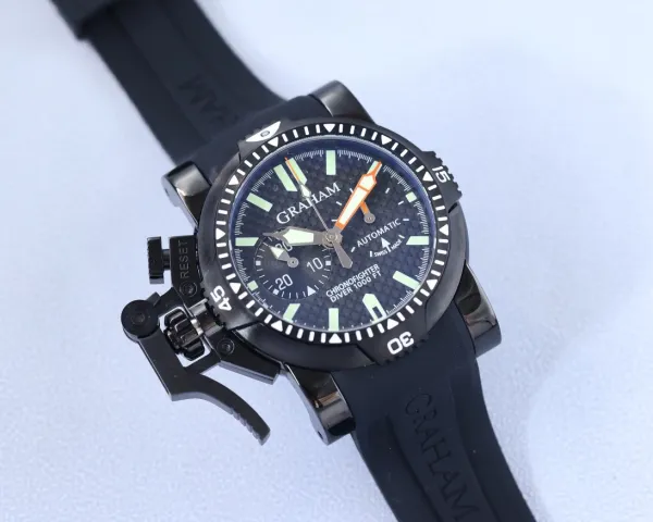 Design Graham Chronofighter Superlight Black Mechanical Watch Watches - 5