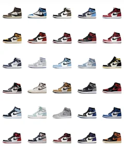 thumbnail for X version B product aj1 high-top series color matching original box special price non-refundable