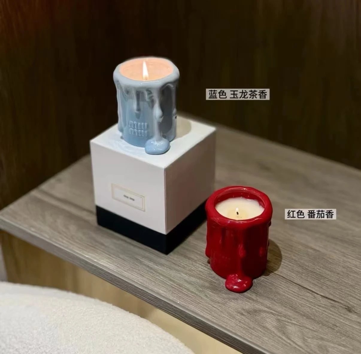 In Stock Miu Scented Candle (German Original Givaudan Fragrance Materials, High-Precision Fired Ceramic, 100% Soy Wax)