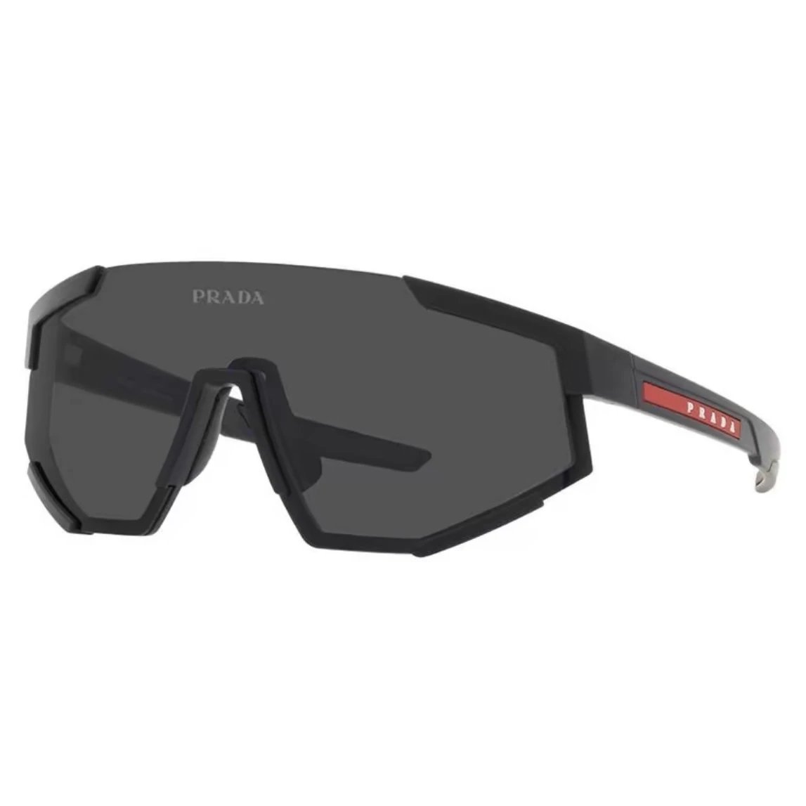 Luxury brand x outdoor | Pr α d α LINEA ROSSA IMPAVID anti UVA UV curved mirror riding protective sunglasses, sun protection sports sunglasses, running goggles, unisex