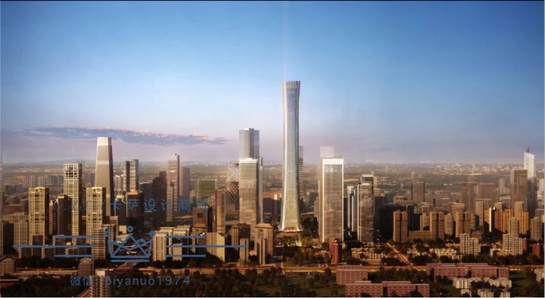 中国 尊式花入（出戟尊)　u6230109 KPF】北京中信大厦中国尊首层大堂及地下室丨室内设计方案丨PPT+