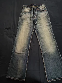 thumbnail for 【补货中】山羊Make自主 levis517深蓝微喇牛仔裤