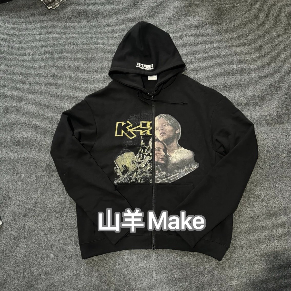 [In Stock] VTM Titanic Zip Hoodie 91yxng Same Style Archive Streetwear