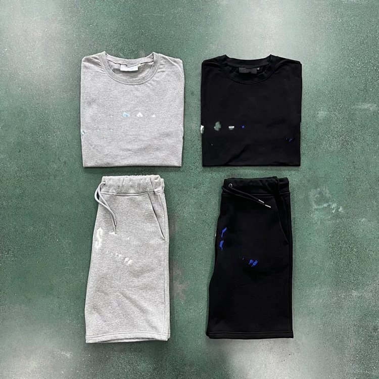 Arc shaped dual color summer set