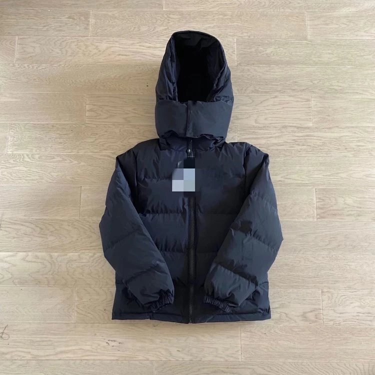 Removable Hood Black Jacket