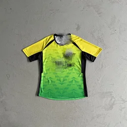 thumbnail for TS Football Jersey - Green Shirt Black Label