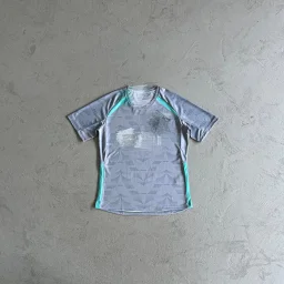 thumbnail for Football T-shirt - grey/ocean blue