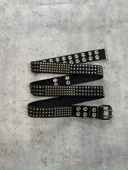 thumbnail for SS10 Double Wrap Studded Belt