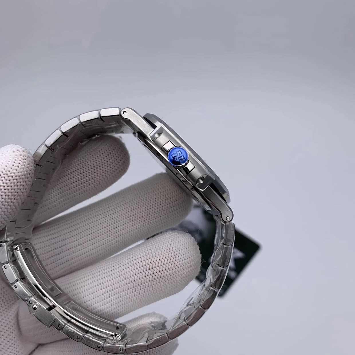 3k厂鹦鹉螺蒂芙尼蓝3K鹦鹉螺5711自产324全自动机械机芯重磅推出蒂芙尼联名鹦鹉螺.蓝宝石玻璃镜面防水顺丰包邮手表.