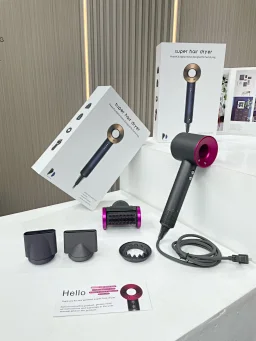 thumbnail for Item No.: 17196EH **Home furnishing, the latest anti-flying-warping nozzle! The latest order in March this year, Dyson's latest Supersonic HD15 is the same as the home hair care temperature control hair dryer! Surging power, high concentration of negative ions, moisturizing hair and ultra-fast drying,