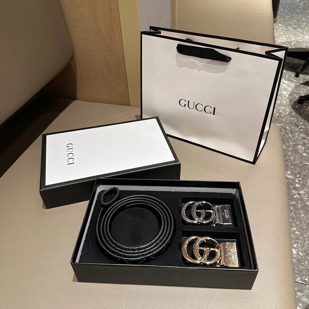 Product Code: 01919JY GUCCi Belt, Complete Packaging+Counter Handbag! 3.8cm wide showcases the charm of a man's waist