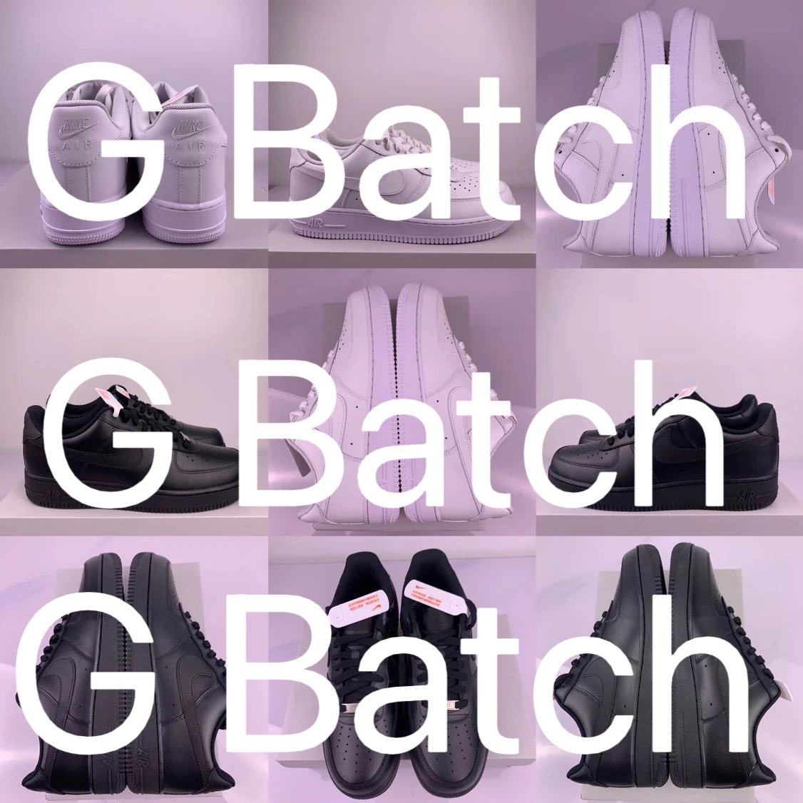 G Batch/G版 A1 黑色 白色 系列 size ：35.5-48.5 - 133241