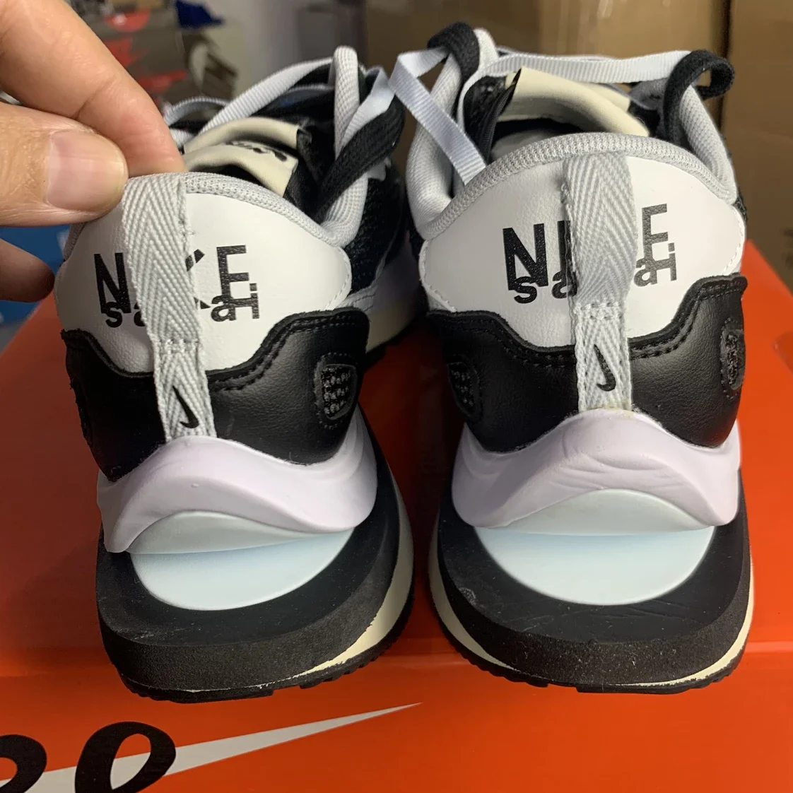 Sacai x Nke Vaporwaffle华夫三代3代sacai3.0黑白正确高版本 Sacai x Nke Vaporwaffle华夫三代3代sacai3.0黑白正确高版本