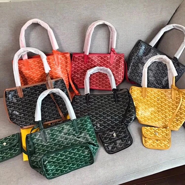 Goya Mini Leather Shopping Bag