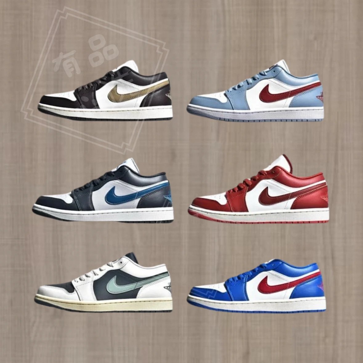 Nike Air Jordan 1 Low Casual Sneakers For Men Women