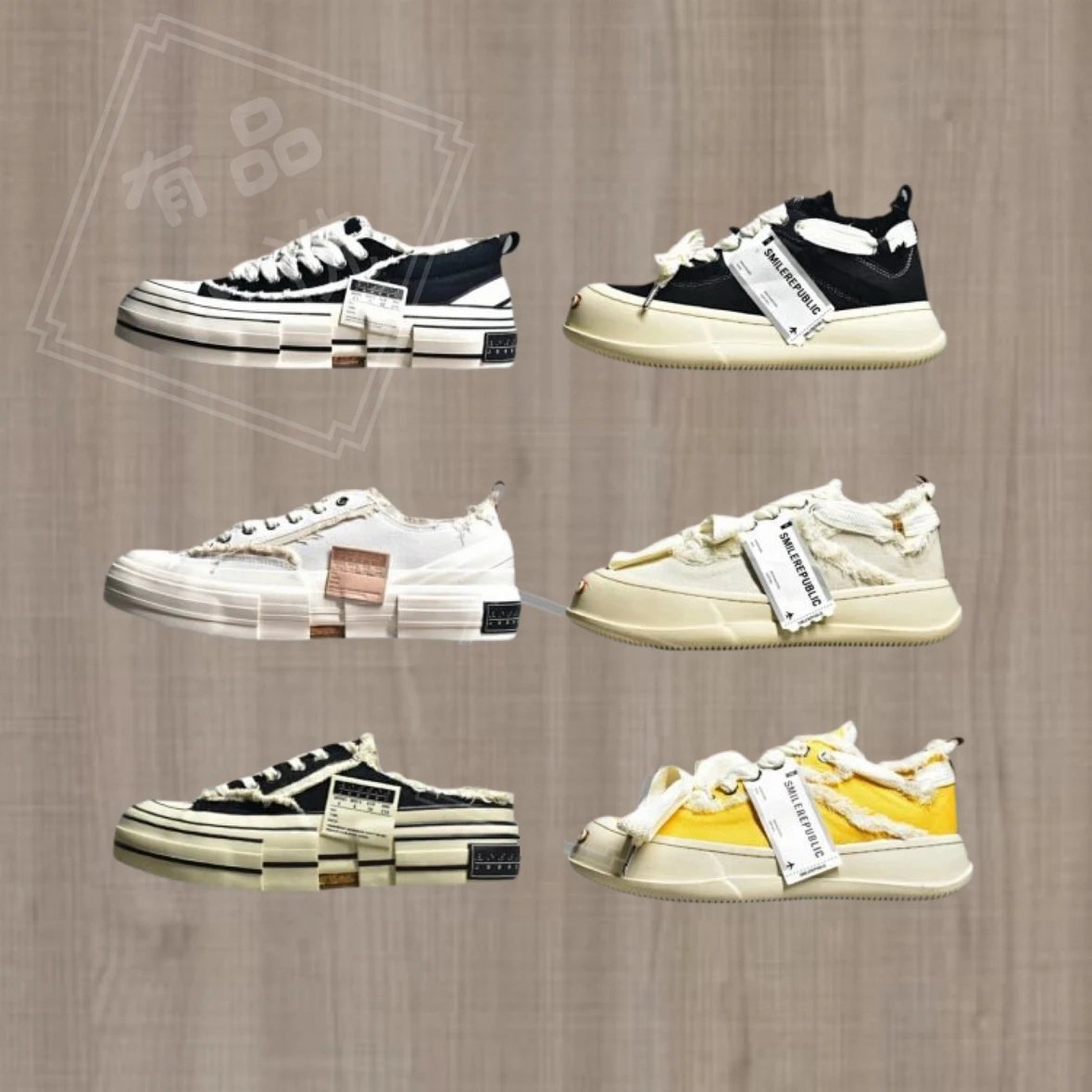 xVESSEL 2.0 Unisex Canvas Platform Sneakers